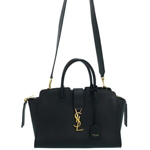 Saint Laurent Downtown YSL leather top handle 2way Crossbody bag